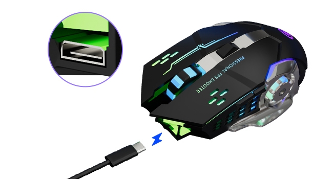 wireless bluetooth gaming mouse