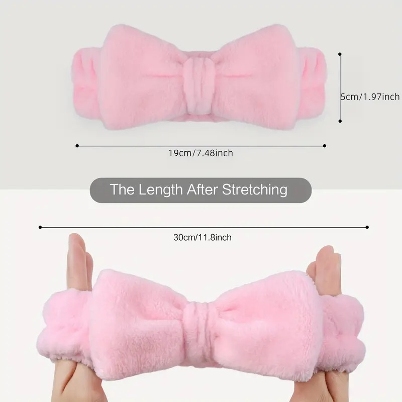 16pcs set hair styling tools set soft wristbands cute sweet bowknot decor headband plastic hair claw clips ponytail holders travel essentials details 2