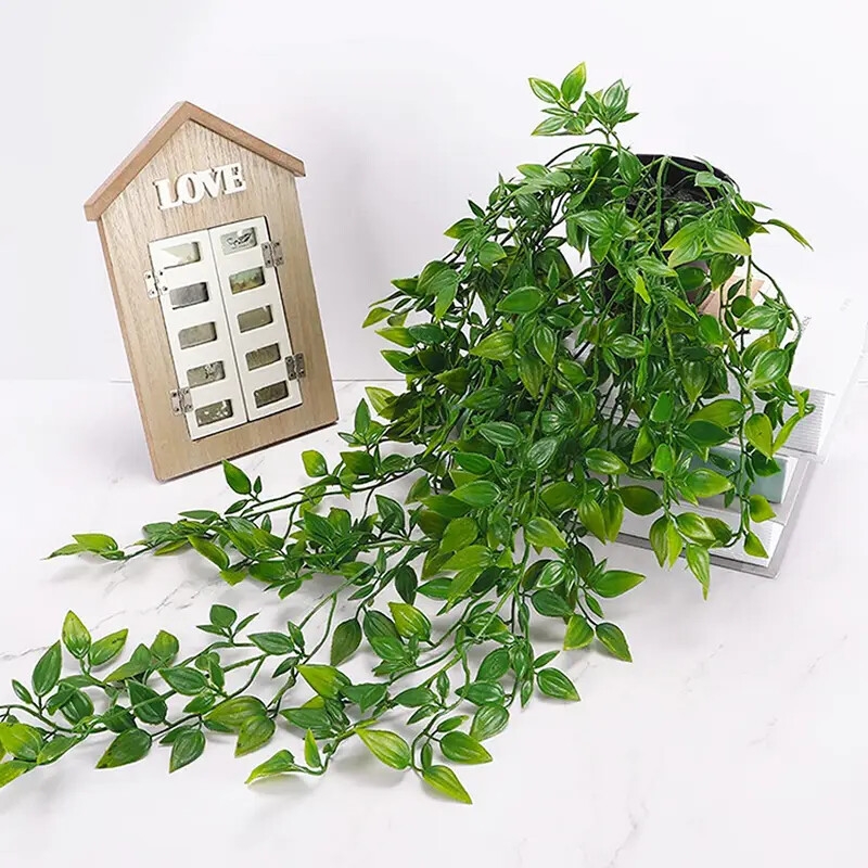 2pcs artificial hanging plants   hanging plants with pot greenery faux   ivy decor   potted plants for home decor indoor outdoor wall room patio office table shelf room decoration aesthetic room decor garden decor home decoration details 3