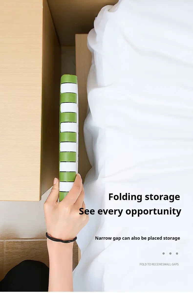 portable folding stool durable plastic square shape for outdoor home use details 6