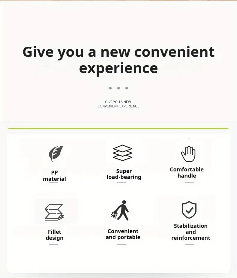 portable folding stool durable plastic square shape for outdoor home use details 1