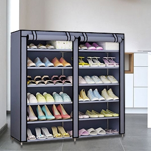Hot Sale Shoe Rack - 12-layer Easy to assemble Shoe Rack Cabinet, Waterproof, Dustproof And Lightweight, Large capacity Shoe Cabinet Storage With Dust Cover, MULTICOLOR Shoe Rack