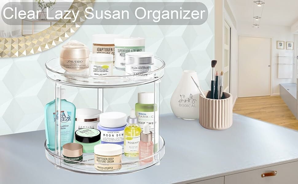 lazy susan cabinet organizer