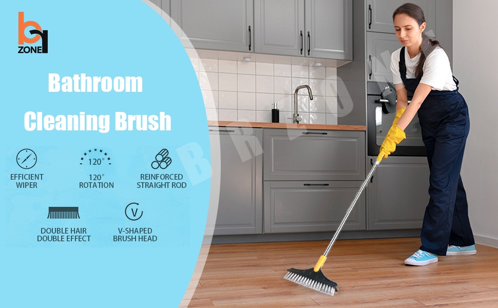 bathroom floor cleaning brush, bathroom cleaner brush long handle, bathroom tile cleaning brush