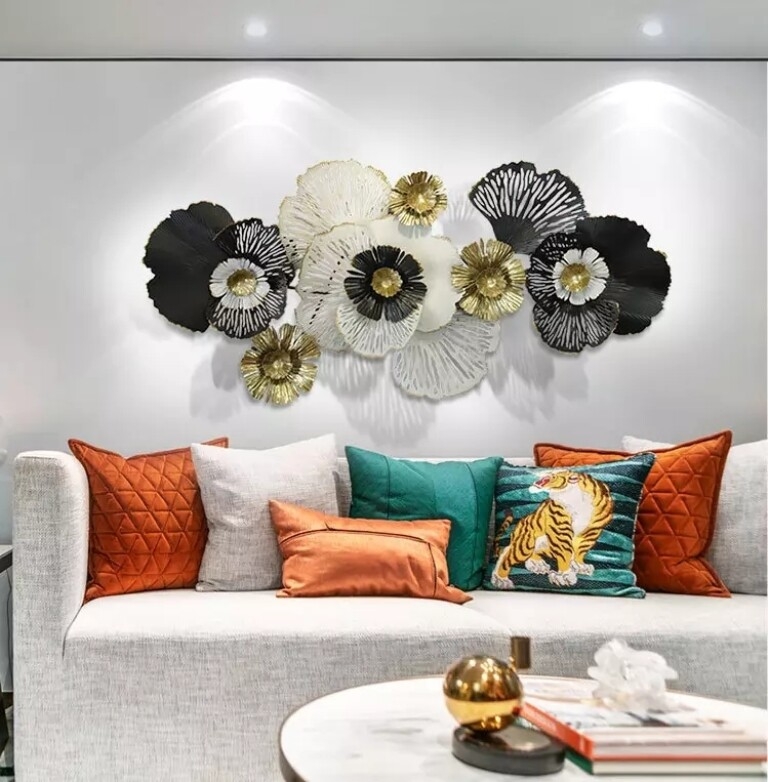 Luxury Handcrafted Metal Wall Art Panel