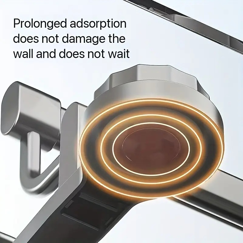 1个升级版强力吸盘双杆毛巾架，免打孔壁挂式浴室厨房挂杆, 节省空间的解决方案,厨房整理,双杠设计,极简架,防锈材料,毛巾架,nodrill 支架,繁忙家庭 商品详情 7