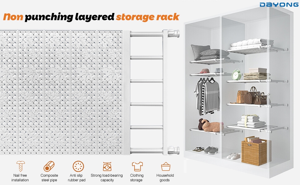 Closet Tension Shelf