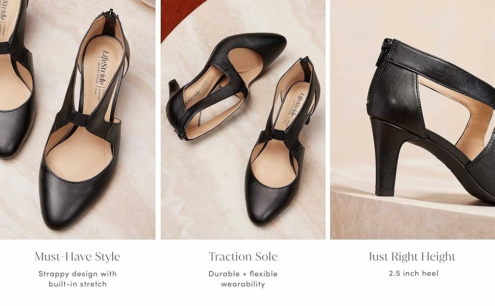 Must-Have Style, Traction Sole, Just Right Height