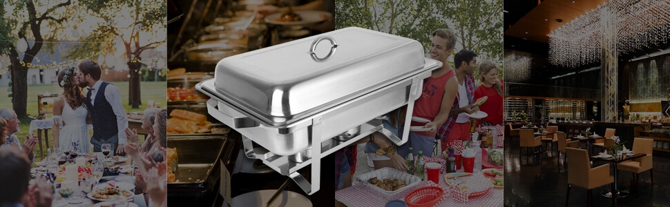 8 Qt chafing dishes