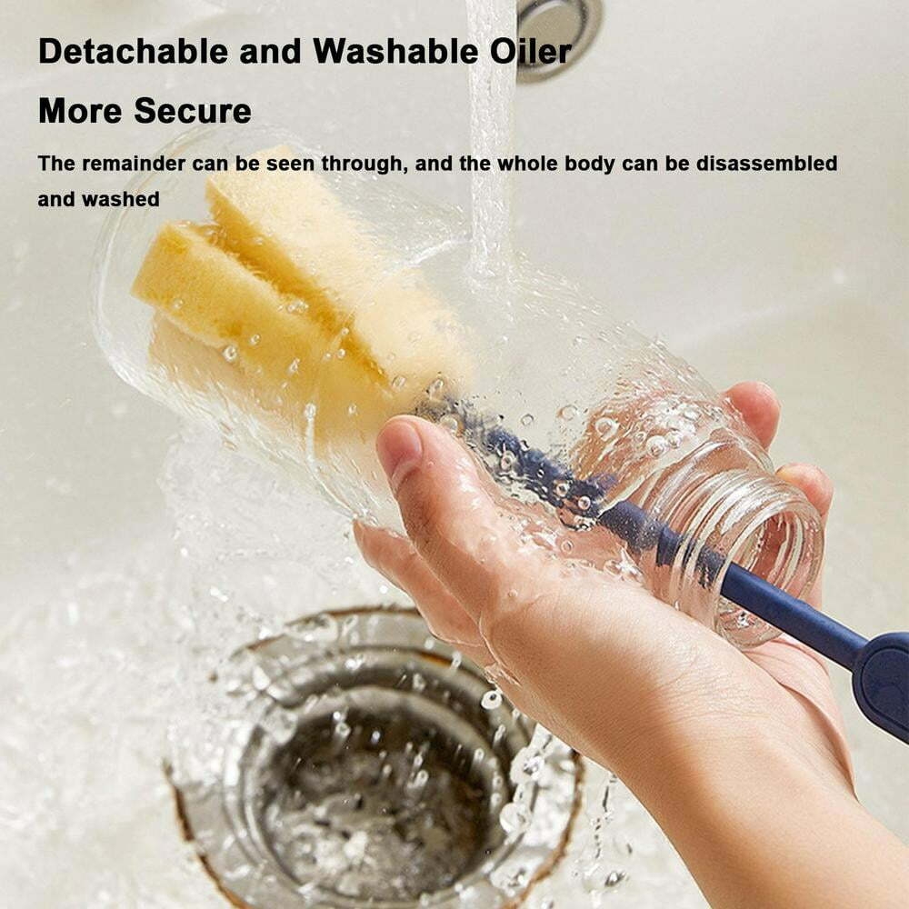 Olive Oil Dispenser - 500ml Oil Dispensing Bottles For Kitchen - Drip Free Spout Oil Dispenser Bottle For Oil, Vinegar, Soy Sauce, Olive Oil Bottle Cooking Oil Dispenser