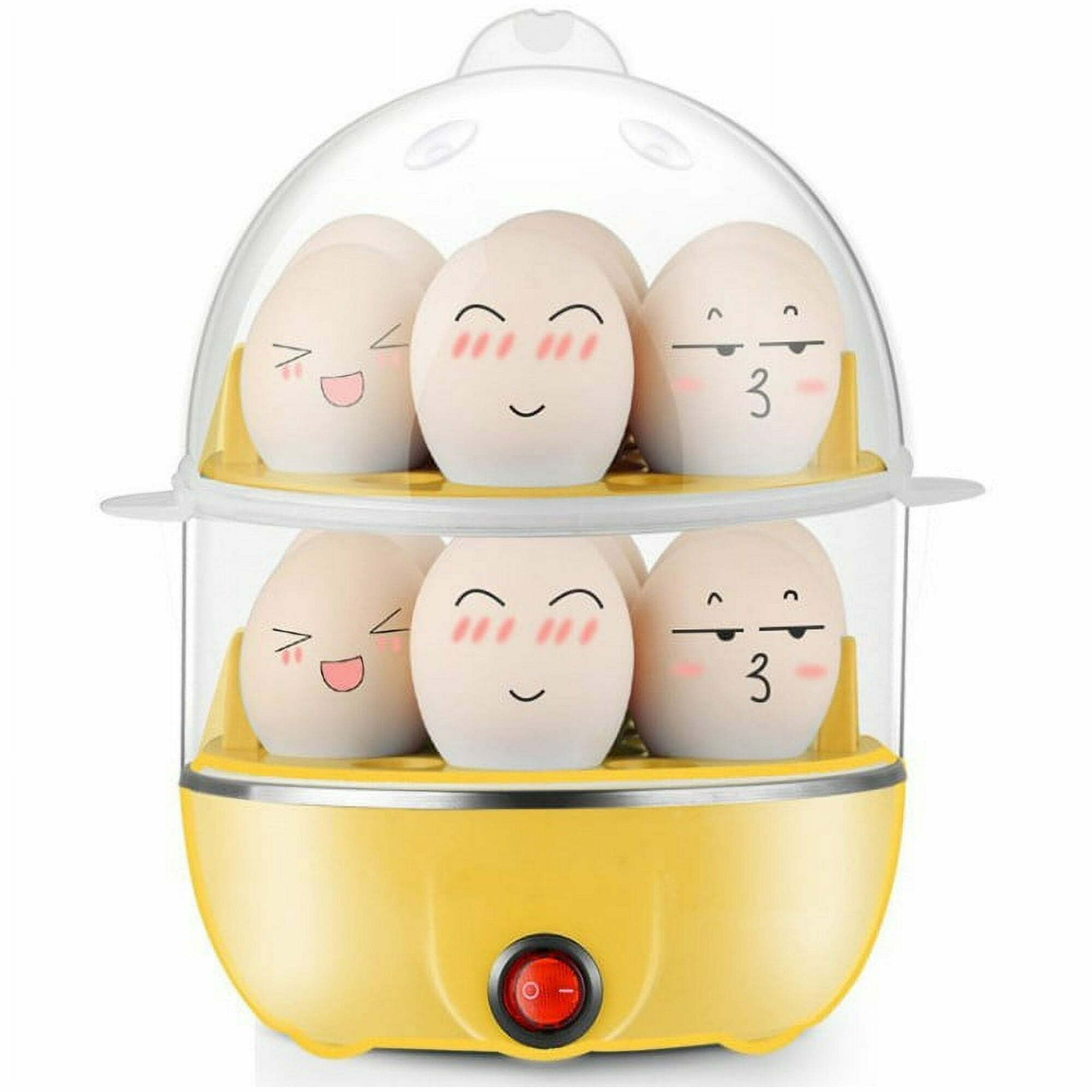 Double-Layer Household Egg Cooker, Steamed Egg Mini Stainless Steel Breakfast Machine