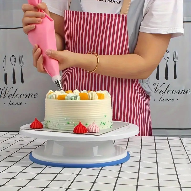 322pcs cake decorating supplies baking supplies set with 1 cake stand 48 numbered icing tips 100 piping bags smoother spatulas muffin cups baking kits for beginners and cake lovers details 2