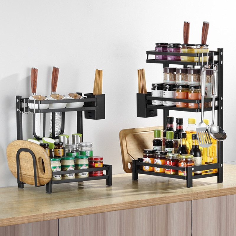 Factory Direct Sale Multifunctional Box Spice Seasoning Storage Rack