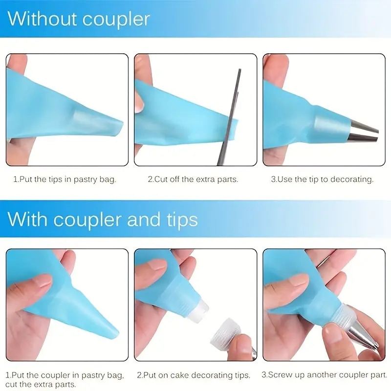 116件蛋糕装饰烘焙工具套装，包括裱花嘴、糕点袋头、刮刀及更多厨房小工具，附带收纳盒。适用于生日派对、家庭聚会、节日庆祝的黄油奶油糖霜、奶酪面包面团糕点diy，是万圣节和圣诞节的完美礼物 商品详情 1