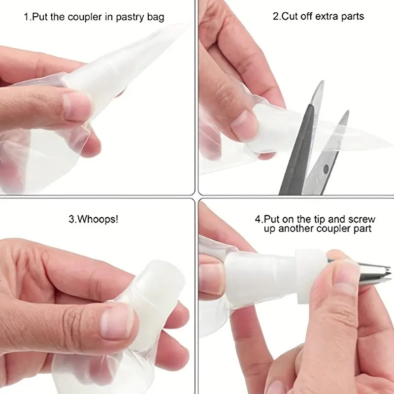 116件蛋糕装饰烘焙工具套装，包括裱花嘴、糕点袋头、刮刀及更多厨房小工具，附带收纳盒。适用于生日派对、家庭聚会、节日庆祝的黄油奶油糖霜、奶酪面包面团糕点diy，是万圣节和圣诞节的完美礼物 商品详情 2