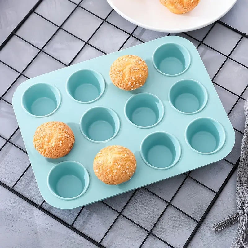 30pcs silicone kitchen baking supplies set nonstick silicone bakeware set with baking pan silicone cake molds baking sheet donut pan silicone muffin pan cake pan and 24 pack silicone cupcake mold baking cups 6