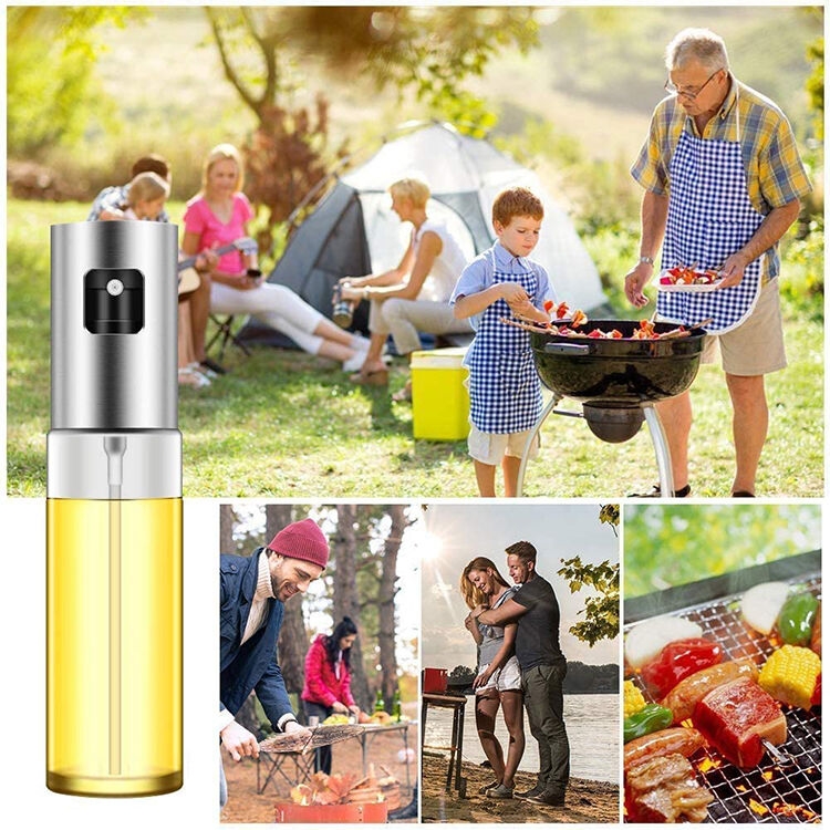Hot Sale Salad BBQ Kitchen Baking Roasting Cooking Glass Olive Oil Sprayer for Cooking