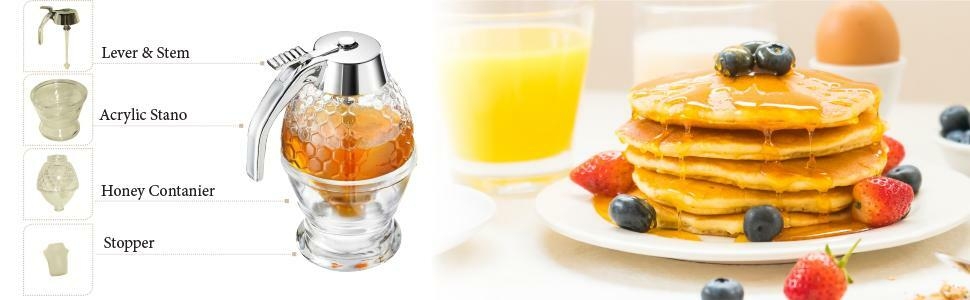 Acrylic Honey Dispenser M4