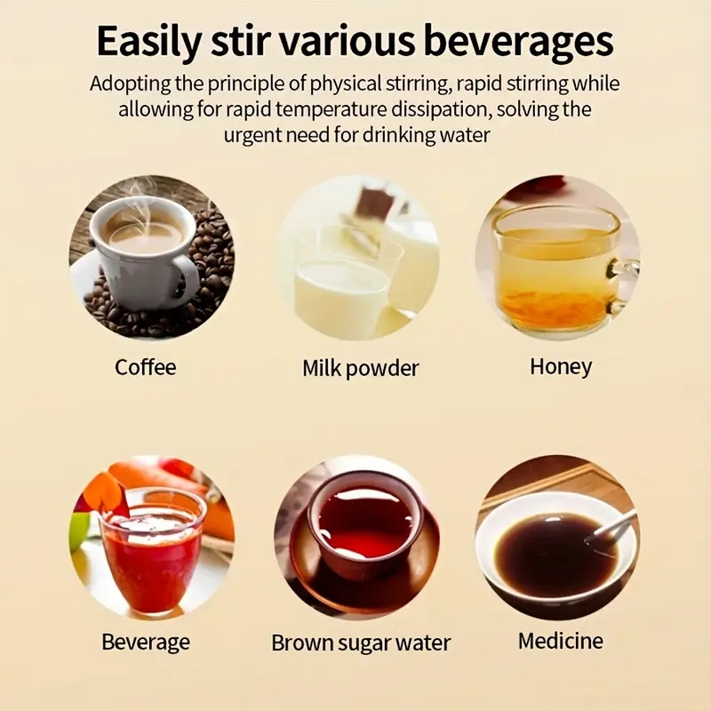 smart self stirring coffee mug with led temperature display 304 stainless steel usb rechargeable auto off feature for preservation office camping material details 8