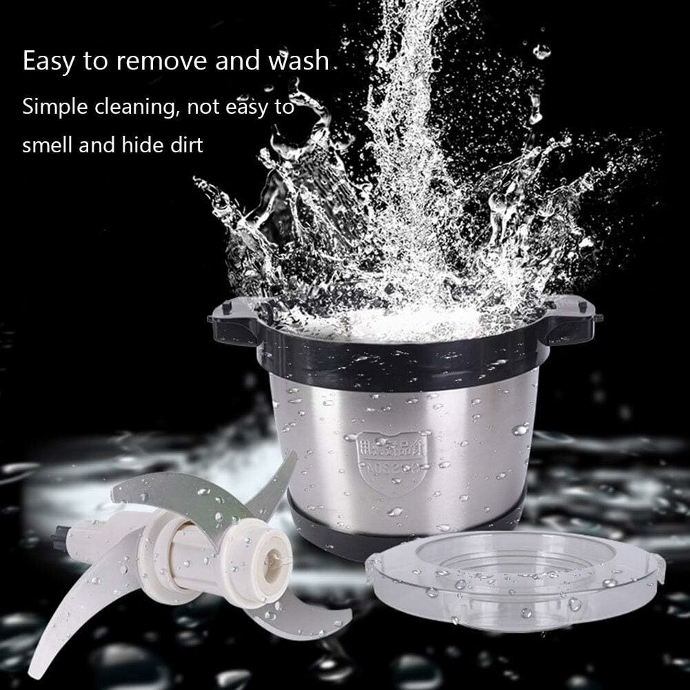 Hot Sale Multifunctional Food Meat Chopper, 6L Stainless Steel Food Processor - Meat Grinder For Efficiently Minced Vegetables, Fruits, And Nuts image