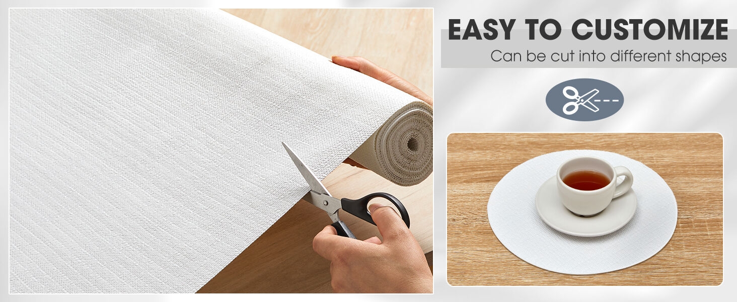 drawer cabinet and shelf liner non slip waterproof white liners is easy to cut
