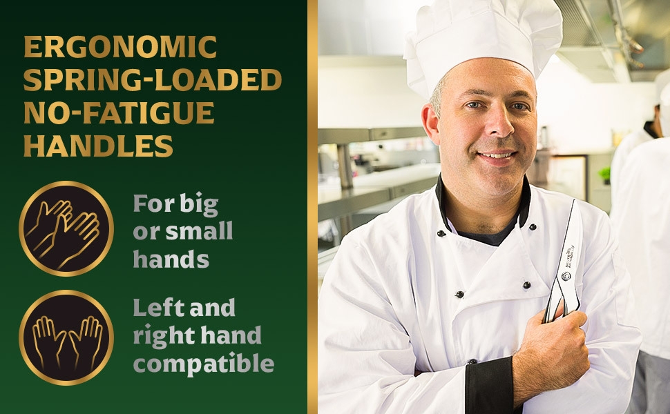 chef holding scissors