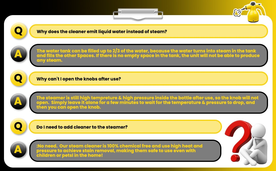 Portable Handheld Steam Cleaner