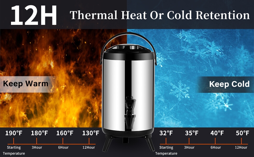 Insulated Beverage Dispenser keep warm/cold