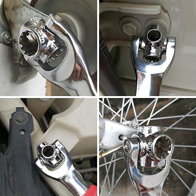 848 in 1 Torque Wrench Multitools Keys Set Universal Socket Wrench 360 Degree Rotatin Hand Tools Spline Bolt Torx Car Repair