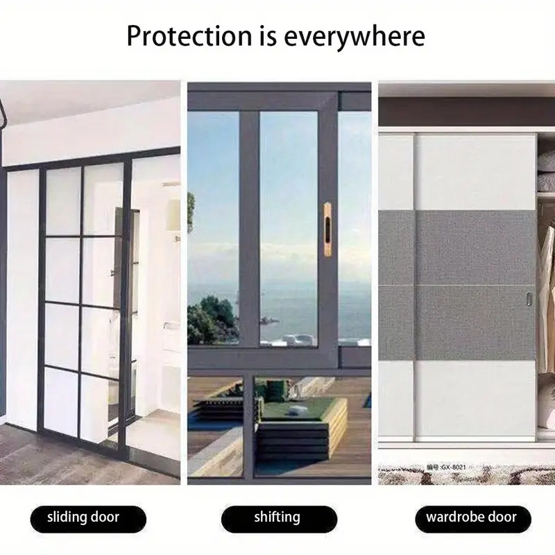 Safety Anti theft Lock Adjustable Sliding Window Door details 3