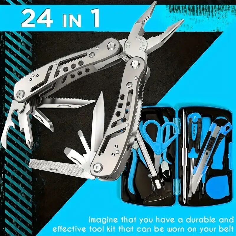 outdoor travel folding pliers wild survival tools stainless steel multi purpose pliers 2