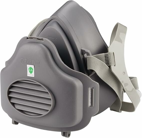 RENOTEC Respirator Mask Reusable Half Face Cover Gas Mask