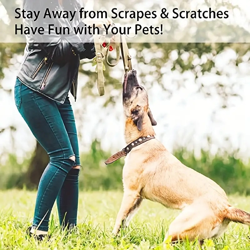 1 pair cut resistant sleeves with thumb hole arm protection bite proof for thin skin anti abrasion safety arm guard for garden kitchen details 6