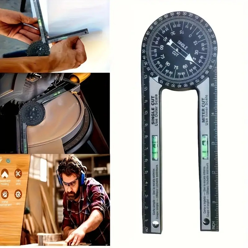360度旋转角度测量仪 - 精密木工工具，适用于桌锯、底板切割和家居装修 商品详情 6