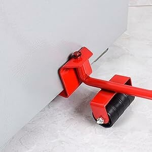 5 Set Furniture Lifter Tool - Heavy Duty Furniting Moving System Appliance Mover Kit
