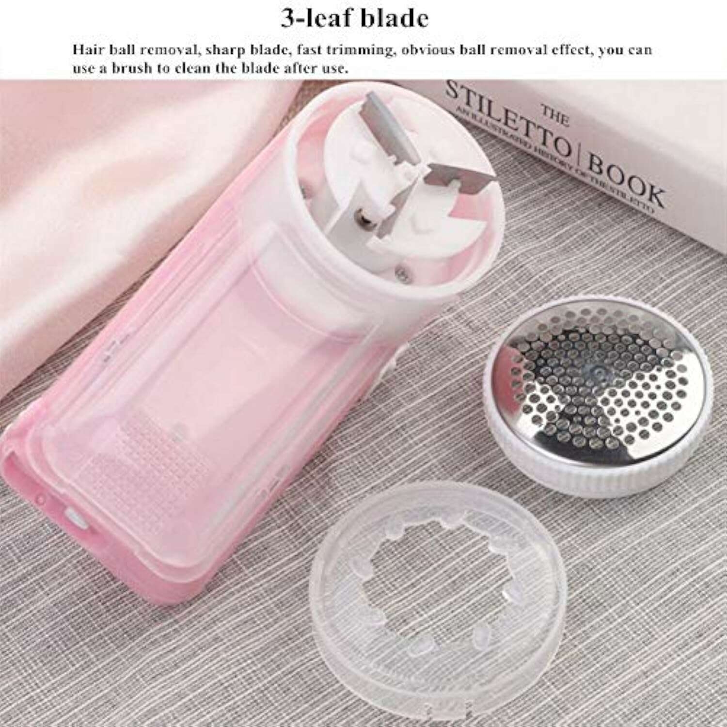 Fabric Shaver Defuzzer Rechargeable Sweater Shaver With Stainless Electric Lint Remover