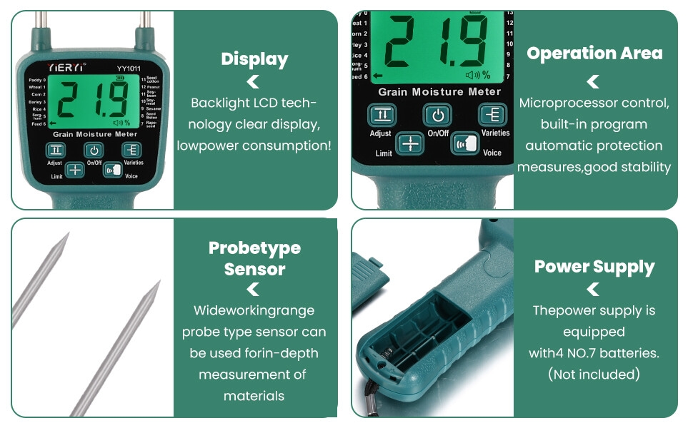 Hay Moisture Tester Meter