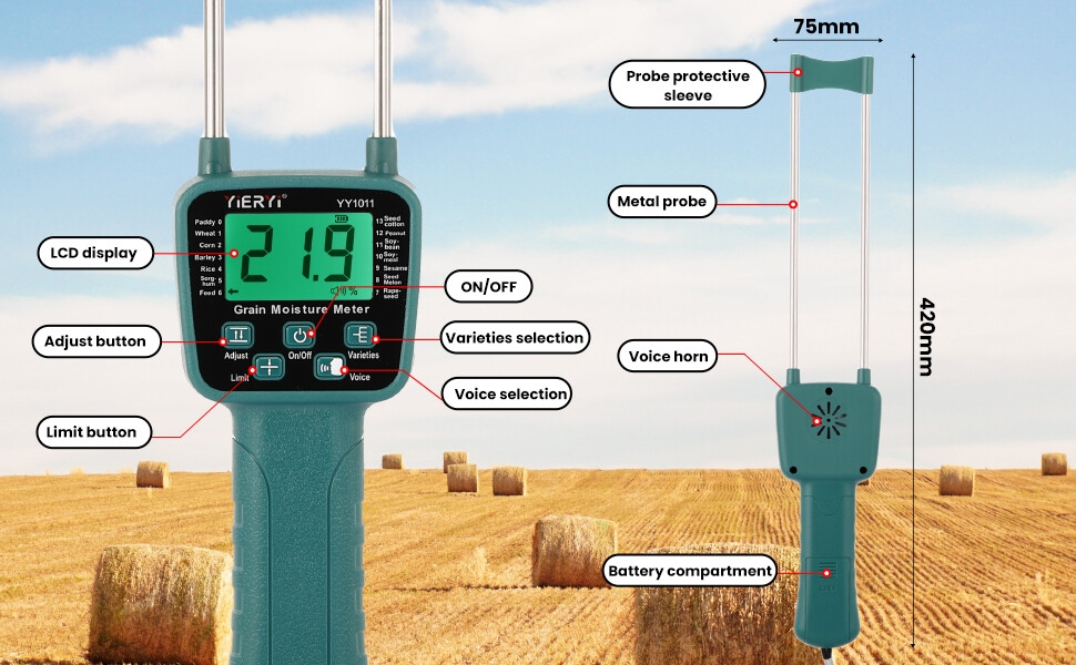 Hay Moisture Tester Meter