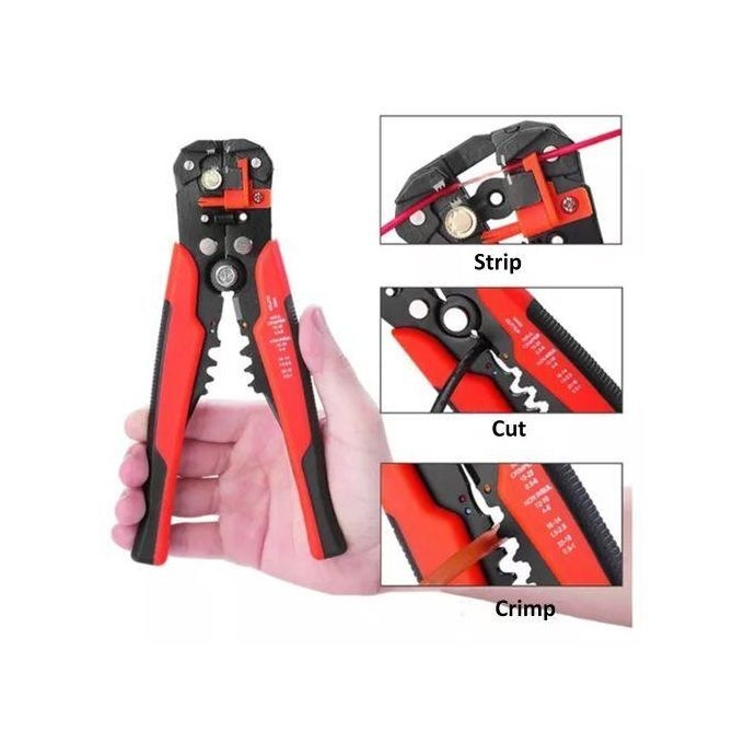 product_image_name-Mythco-Self-Adjusting Wire Stripper Wire Cutter Wire Crimping Tool Black/Red-5