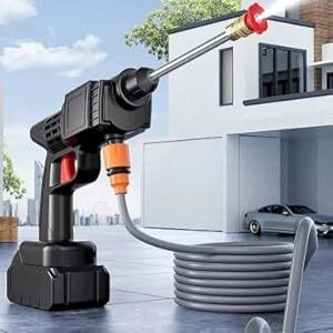 Cordless Pressure Washer, 30Bar Pressure Water Spray Gun, 48V Lithium Battery Lasts for 60 Min with Fully Charged, Portable High Pressure Car Washer for Car/Fence/Wall/Deck Cleaning car3