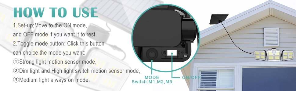 solar light outdoors