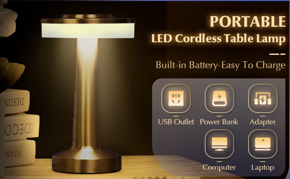 LED Portable Table Lamp
