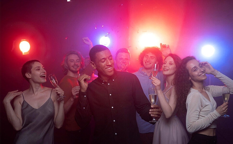 party, event, lights