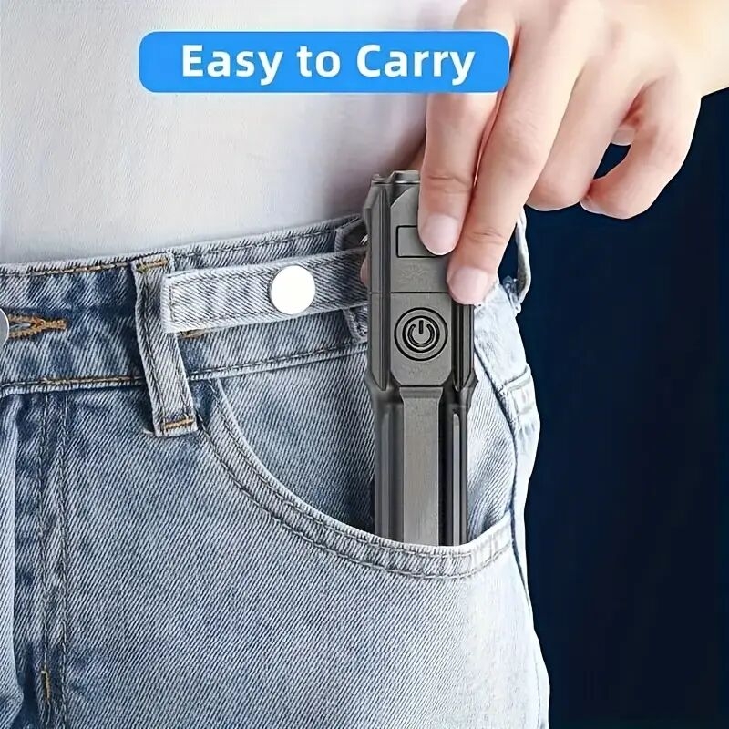   zoom flashlight cross border outdoor multi function portable home small flashlight telescopic zoom lighting lamp Product details 2