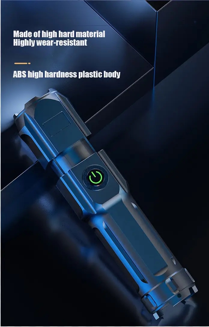   zoom flashlight cross border outdoor multi function portable home small flashlight telescopic zoom lighting lamp Product details 4