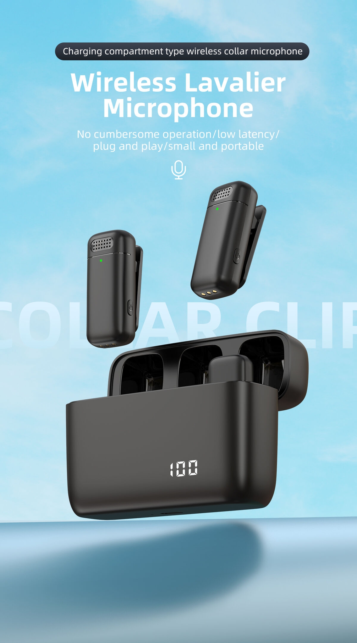 K13 Manufacturers Wholesale Professional Wireless Lavalier Microphone New Hot Selling Multi-function High Value Advantage Supply