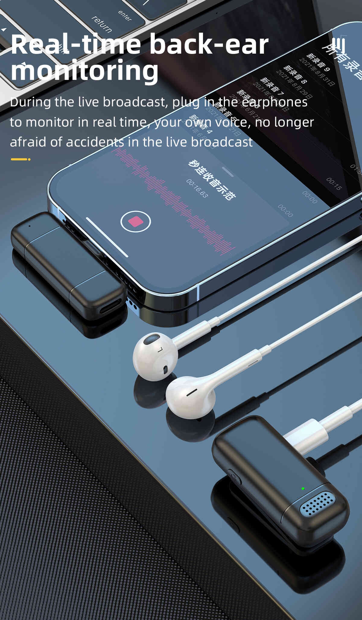 K13 Manufacturers Wholesale Professional Wireless Lavalier Microphone New Hot Selling Multi-function High Value Advantage Supply