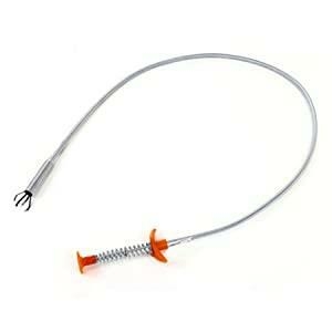 hair catching drain cleaner 160 cm wire spring sink cleaning stick picker stainless grabber