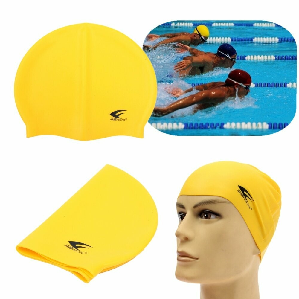 Details of Durable Flexible Silicone Sporty Swimming Swim Cap