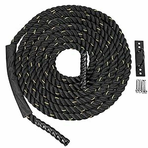30ft*1.5inch Battle Rope with Anchor Kit